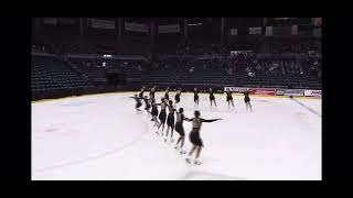 Midwestern Synchronized Skating Sectional Championships 1272023  Onyx Infinity PreJuvenile [upl. by Muslim]