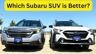 2025 Subaru Forester vs 2025 Subaru Outback Review [upl. by Eniowtna376]