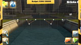 Bridge Constructor  Bridge 8  Central Mainland  Walkthrough [upl. by Ahseiyt]