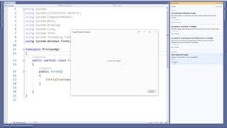 Updates on NET Core Windows Forms Designer [upl. by Lucio]