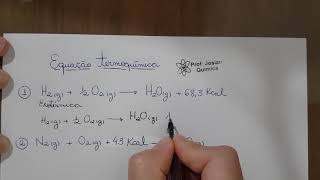 Equação termoquímica exemplos [upl. by Esmond]