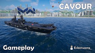 Cavour  Tier II Italy Carrier  Modern Warships [upl. by Al]