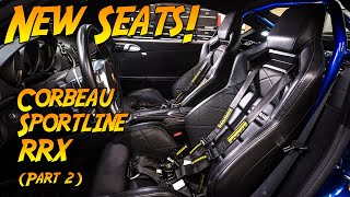 Corbeau Sportline RRX Seats For My Cayman Part 2 Modifying And Installing The New Seats [upl. by Rehotsirhc970]