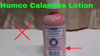 ✅ How To Use Humco Calamine Lotion Review [upl. by Irtimed84]