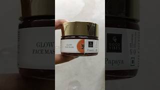 Good Vibes Papaya Face Pack Review trending goodvibes shorts goodvibesskincare viral short [upl. by Losyram]