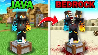 70 Minecraft Java Vs Bedrock Facts 😎 [upl. by Ahsiad]