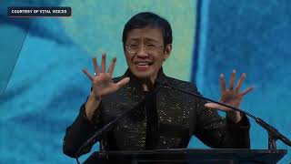 Maria Ressa receives Global Trailblazer Award from Vital Voices [upl. by Anahcra]