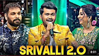 SRIVALLI 30 X DIL SE RE  OUTSTANDING PERFORMANCE INDIAN IDOL  FT ANIRUDH [upl. by Pogah]