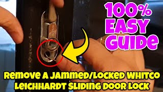 🔒 SOLVED How to Remove a JammedLocked Whitco Leichhardt Sliding Door Lock in Minutes ⏰ [upl. by Salvidor]