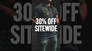 30 OFF Sitewide ridewithfirst motobike firstmanufacturing bikerfashion rider motorcyclegear [upl. by Drusie]