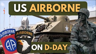 US Airborne on DDay  Normandy Then and Now [upl. by Annaeiluj]