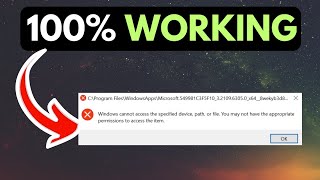 MSDT exe Error Windows cannot access the specified device path or file in Windows 11 FIXED [upl. by Miett]