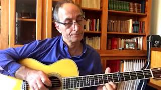 Merrily Kissed The Quaker Cunla  Pierre Bensusan  Guitar Eric Zilio [upl. by Ytoc391]