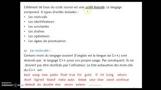 Introduction au Langage CC Seance 2 [upl. by Catina]