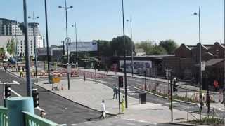 Birmingham City Centre Bus Interchange  Moor Street Queensway [upl. by Ellynn980]