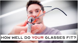 How to Adjust your Frames in 5 STEPS  For a PERFECT Glasses Fit [upl. by Elsey]