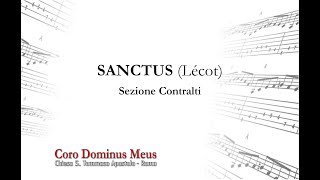 Sanctus Lecot contralti [upl. by Yesdnik79]