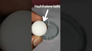 Naphthalene balls Vs Silver Fish Sublimation Magical transformation of naphthalene balls into gas [upl. by Cower]