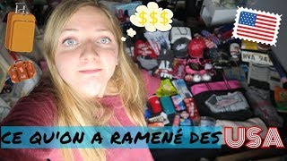 CE QUE LON A RAMENÉ DES USA HAUL SOUVENIRS [upl. by Zacherie]