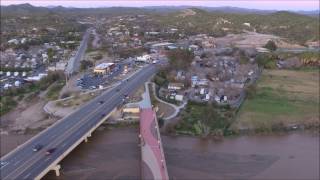 Downtown Aerial footage of Wickenburg Arizona  Wickenburg Round About [upl. by Klug]