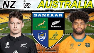 NEW ZEALAND vs AUSTRALIA Rugby Championship 2024 Live Commentary [upl. by Nhguav]