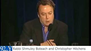 Christopher Hitchens Shmuley Boteach at the 92nd Street Y [upl. by Kirby254]