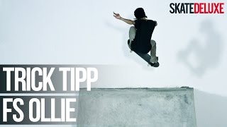 Skateboard Trick Tipp Frontside Ollie  DeutschGerman  skatedeluxe [upl. by Margery594]