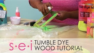 Easy Way to Paint Wood  SEI Tumble Dye [upl. by Bilac]