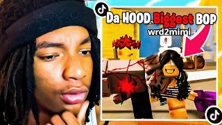 Roblox CRINGIEST Da Hood Tiktoker EVER [upl. by Barnard463]