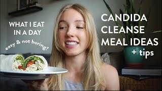 Candida Cleanse Meals  What I eat in a day  Candida Overgrowth [upl. by Un]