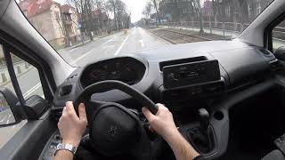 Peugeot Partner Furgon  4K Test DriveReviewПежо Партнер Фургон Тест Драйв Обзор 2020 [upl. by Meletius]