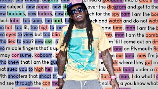 Lil Wayne  Dedicate  Rhymes Highlighted [upl. by Attennaj654]