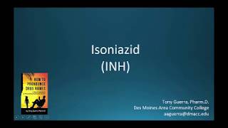 CC How to Pronounce isoniazid INH Backbuilding Pharmacology [upl. by Godber]