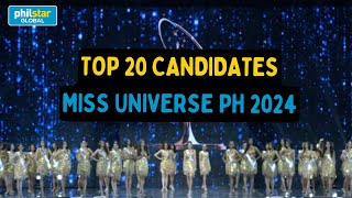 Meet the Top 20 finalists of Miss Universe Philippines 2024 [upl. by Lotte]