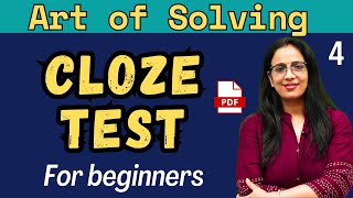 Cloze Test for Beginners  4  Easy Tips and Tricks for Scoring Well  English With Rani Maam [upl. by Domella]