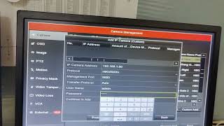 hikvision ip camera manual add to NVR [upl. by Alric]