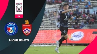 Sabah FC 12 Kuala Lumpur City FC  FA QF  Highlights Piala FA 2023 [upl. by Claudius]