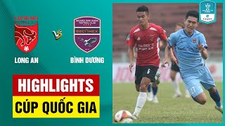 Highlights Long An  Bình Dương  Tiến Linh cùng đồng đội thăng hoa vé tứ kết về tay [upl. by Slaohcin536]