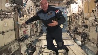 ESA astronaut André Kuipers tour of the International Space Station [upl. by Etolas]