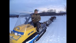 Видео 4К Канадский Армеец Бомбардир Ski Doo Alpine 2 [upl. by Haila]