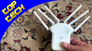 Wifi Extender 1200Mbps 5 8G Six Antennas Setup [upl. by Flan]