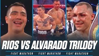 The Entire Brandon Rios vs Mike Alvarado Trilogy  FIGHT MARATHON [upl. by Eniluqcaj]