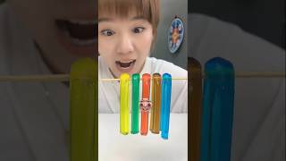 Colourful Noddle Jelly Banai 🥳 mini wood toy wood working art skill short cartoon viral trending [upl. by Maia995]