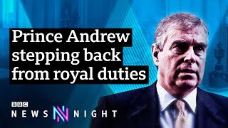 Prince Andrew steps back as Epstein scandal becomes major disruption  BBC Newsnight [upl. by Ittak]