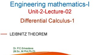 LEIBNITZ THEOREM  Nth DERIVATIVE OF PRODUCT OF TWO FUNCTIONS [upl. by Jaquith]