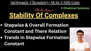 Stepwise amp Overall Formation Constant and their relation MSc Chemistry vchemicalsciences9396 [upl. by Nimad]