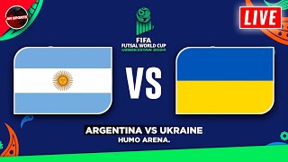 🔴 ARGENTINA vs UKRAINE FIFA FUTSAL WORLD CUP 2024 FIXTURES TODAY PREVIEW amp PREDICTIONS [upl. by Adnauqal126]