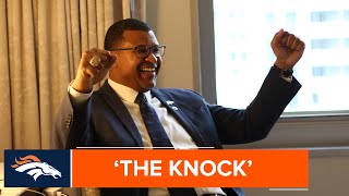 Steve Atwater gets the knock learns of Pro Football Hall of Fame election [upl. by Riamo455]