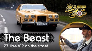 Driving The Beast 27litre V12 Spitfire engined car on the street [upl. by Ennelram]