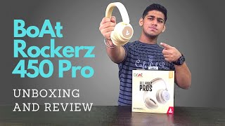 BoAt Rockerz 450 Pro Bluetooth Wireless Headphones  Unboxing And Review  Unbox Energy [upl. by Munt198]